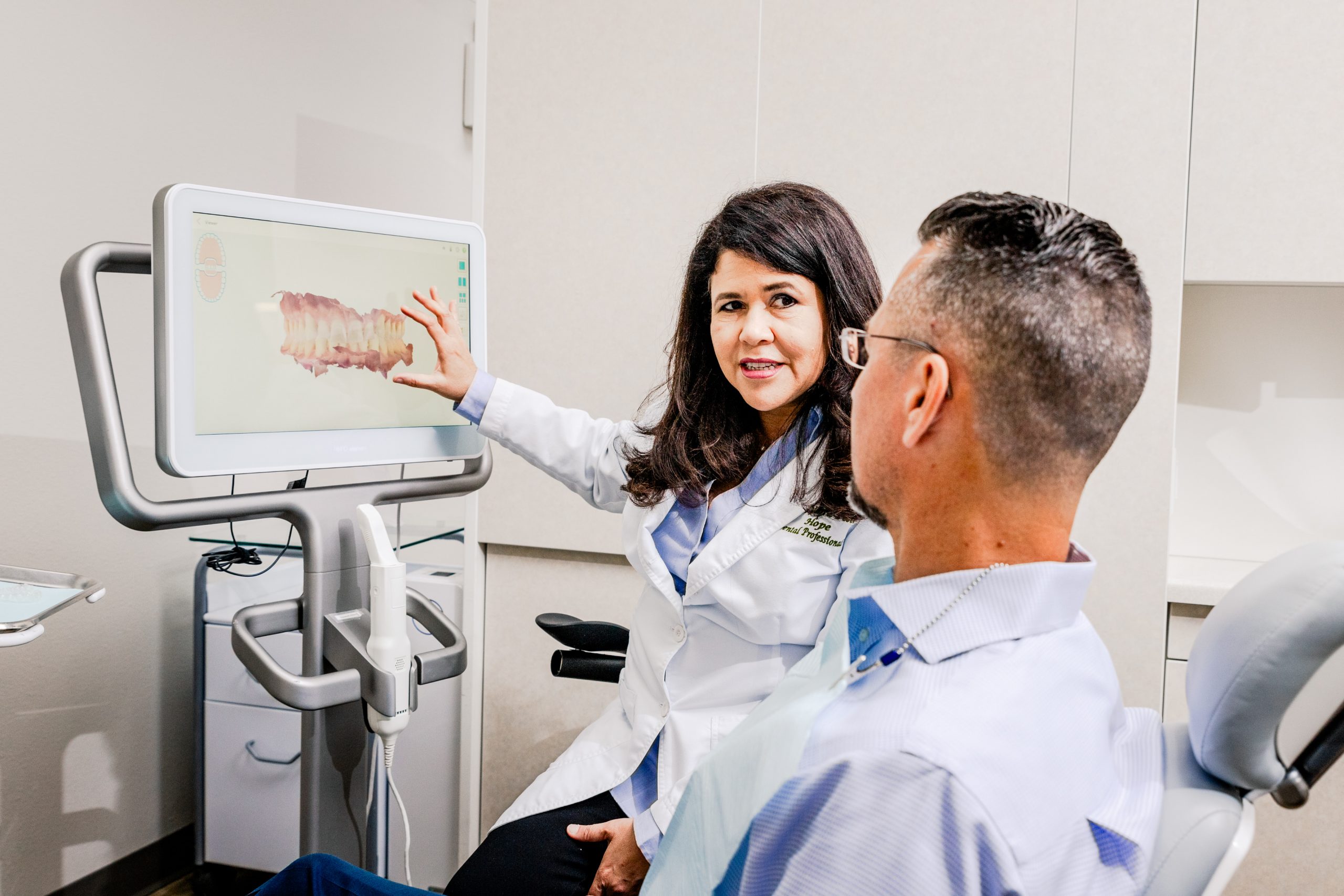 Woman Smiling at Hope Dental Professionals