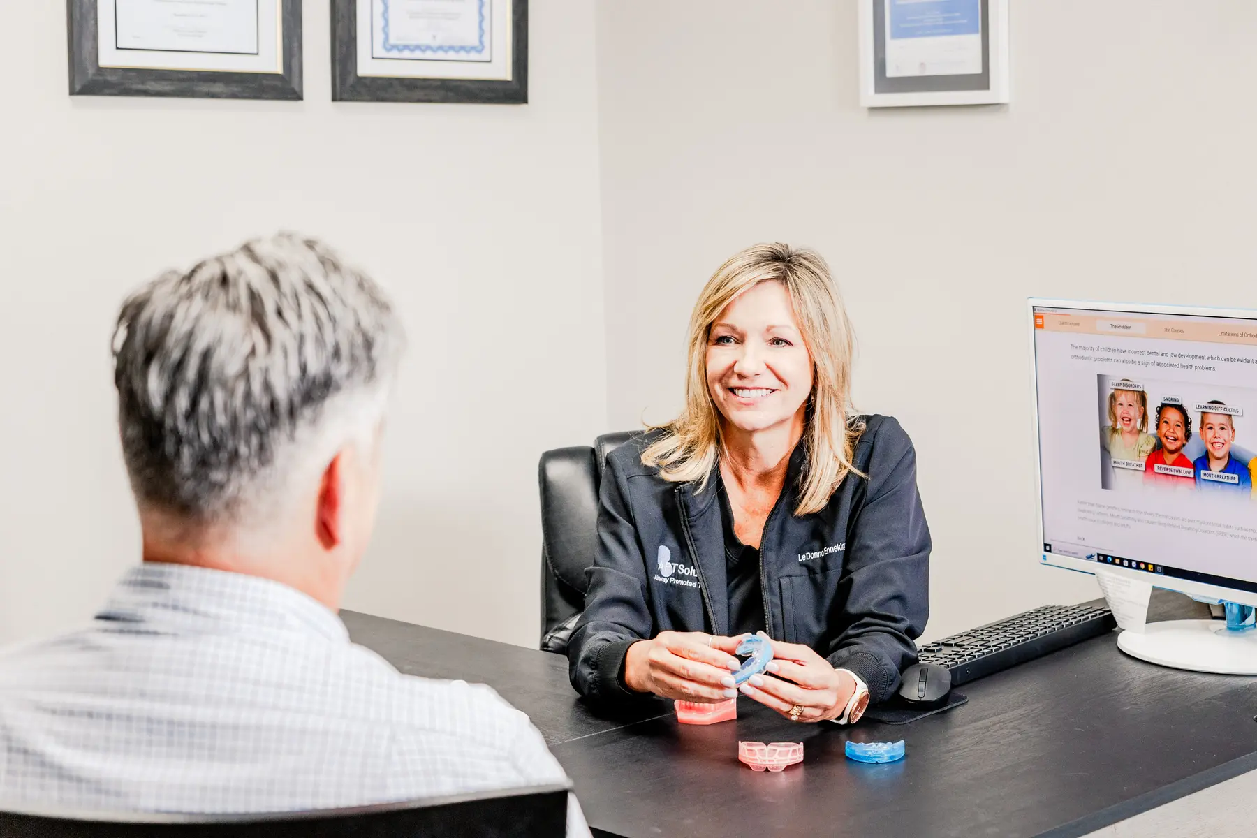 Woman Smiling at Hope Dental Professionals